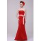 Trumpet/Mermaid Strapless Red Floor-Length Bridesmaid Dresses/Wedding Party Dresses BD010203