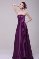 A-Line Strapless Purple Floor-Length Bridesmaid Dresses/Wedding Party Dresses BD010204