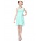 Empire Short Blue Chiffon Bridesmaid Dresses/Wedding Party Dresses/Maternity Dresses BD010212