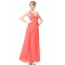 A-Line V-Neck Long Chiffon Bridesmaid Dresses/Wedding Party Dresses BD010239