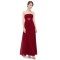 A-Line Empire Strapless Floor-Length Chiffon Bridesmaid Dresses/Wedding Party Dresses/Maternity Dresses BD010247