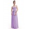 A-Line Empire Strapless Long Lilac Chiffon Bridesmaid Dresses/Wedding Party Dresses/Maternity Dresses BD010253
