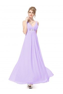 Empire Long Purple Beaded Chiffon Bridesmaid Dresses/Wedding Party Dresses/Maternity Evening Dresses BD010259