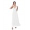 Empire Long White Beaded Chiffon Bridesmaid Dresses/Wedding Party Dresses/Maternity Evening Dresses BD010260