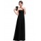 Empire Long Black Chiffon Bridesmaid Dresses/Evening Dresses/Maternity Dresses BD010283