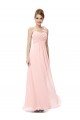 A-Line One-Shoulder Sweetheart Long Pink Chiffon Bridesmaid Dresses/Evening Dresses BD010286 A-Line One-Shoulder Sweetheart Long Pink Chiffon Bridesmaid Dresses/Evening Dresses BD010286