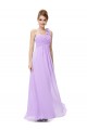 A-Line One-Shoulder Sweetheart Long Lilac Chiffon Bridesmaid Dresses/Evening Dresses BD010288 A-Line One-Shoulder Sweetheart Long Lilac Chiffon Bridesmaid Dresses/Evening Dresses BD010288