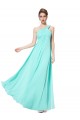 Empire One-Shoulder Long Light Blue Chiffon Bridesmaid Dresses/Evening Dresses/Maternity Dresses BD010293 Empire One-Shoulder Long Light Blue Chiffon Bridesmaid Dresses/Evening Dresses/Maternity Dresses BD010293