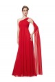 Empire One-Shoulder Long Red Chiffon Bridesmaid Dresses/Evening Dresses/Maternity Dresses BD010297 Empire One-Shoulder Long Red Chiffon Bridesmaid Dresses/Evening Dresses/Maternity Dresses BD010297