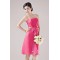 A-Line Strapless Short Hot Pink Bridesmaid Dresses/Wedding Party Dresses BD010312