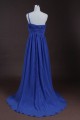 Sheath/Column One-Shoulder Long Blue Chiffon Bridesmaid Dresses/Wedding Party Dresses BD010321