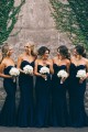 Mermaid Sweetheart Navy Blue Long Bridesmaid Dresses/Wedding Party Dresses BD010322 Mermaid Sweetheart Navy Blue Long Bridesmaid Dresses/Wedding Party Dresses BD010322