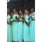 Sheath/Column One-Shoulder Long Blue Bridesmaid Dresses/Wedding Party Plus Size Dresses BD010328