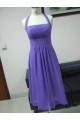 A-Line Halter Short Chiffon Bridesmaid Dresses/Wedding Party Dresses BD010330