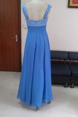 A-Line Long Blue Bridesmaid Dresses/Wedding Party Dresses BD010333