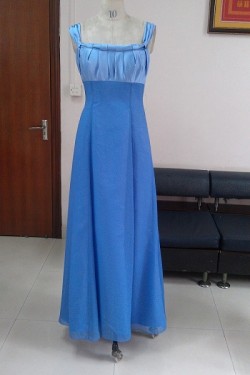 A-Line Long Blue Bridesmaid Dresses/Wedding Party Dresses BD010333