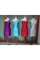 Short/Mini One-Shoulder Bridesmaid Dresses/Wedding Party Dresses BD010337