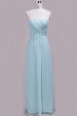 A-Line Sweetheart Long Chiffon Bridesmaid Dresses/Wedding Party Dresses BD010339