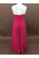 A-Line Sweetheart Hot Pink Long Chiffon Bridesmaid Dresses/Wedding Party Dresses BD010340