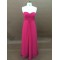 A-Line Sweetheart Hot Pink Long Chiffon Bridesmaid Dresses/Wedding Party Dresses BD010340