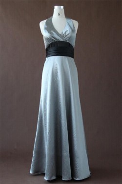 A-Line Halter Long Bridesmaid Dresses/Wedding Party Dresses BD010342