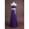 A-Line Strapless Long Purple Chiffon Bridesmaid Dresses/Wedding Party Dresses BD010343