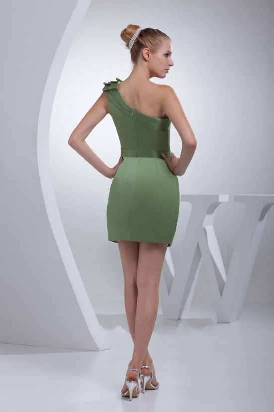 Short/Mini One-Shoulder Bridesmaid Dresses/Wedding Party Dresses BD010347 Short/Mini One-Shoulder Bridesmaid Dresses/Wedding Party Dresses BD010347