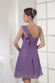 A-Line One-Shoulder Short Chiffon Bridesmaid Dresses/Wedding Party Dresses BD010348 A-Line One-Shoulder Short Chiffon Bridesmaid Dresses/Wedding Party Dresses BD010348
