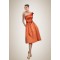 A-Line One-Shoulder Short Satin Bridesmaid Dresses/Wedding Party Dresses BD010352