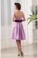 A-Line Strapless Short Purple Satin Bridesmaid Dresses/Wedding Party Dresses BD010369 A-Line Strapless Short Purple Satin Bridesmaid Dresses/Wedding Party Dresses BD010369