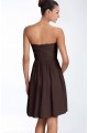 A-Line Sweetheart Short Coffee Chiffon Bridesmaid Dresses/Wedding Party Dresses BD010374 A-Line Sweetheart Short Coffee Chiffon Bridesmaid Dresses/Wedding Party Dresses BD010374