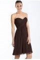 A-Line Sweetheart Short Coffee Chiffon Bridesmaid Dresses/Wedding Party Dresses BD010374 A-Line Sweetheart Short Coffee Chiffon Bridesmaid Dresses/Wedding Party Dresses BD010374