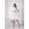 A-Line V-Neck Short White Chiffon Bridesmaid Dresses/Wedding Party Dresses BD010376