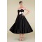 A-Line Sweetheart Short Black Bridesmaid Dresses/Wedding Party Dresses BD010387