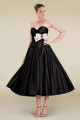 A-Line Sweetheart Short Black Bridesmaid Dresses/Wedding Party Dresses BD010387