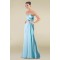 A-Line Sweetheart Long Blue Chiffon Bridesmaid Dresses/Wedding Party Dresses BD010390