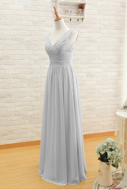 A-Line Long Chiffon Bridesmaid Dresses/Wedding Party Dresses BD010394