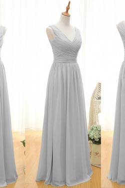A-Line Long Chiffon Bridesmaid Dresses/Wedding Party Dresses BD010394