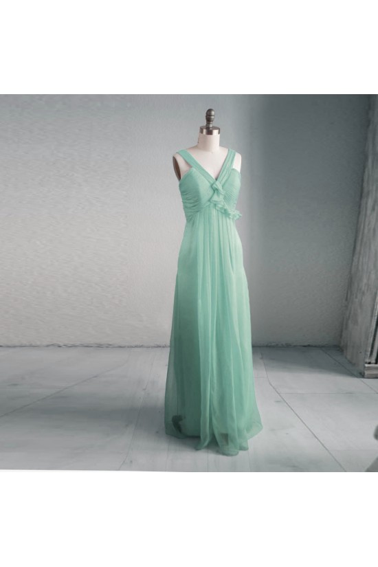 Sheath/Column Long Chiffon Bridesmaid Dresses/Wedding Party Dresses BD010398