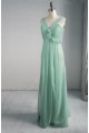 Sheath/Column Long Chiffon Bridesmaid Dresses/Wedding Party Dresses BD010398