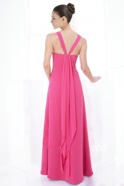 Sheath/Column Chiffon Floor-Length Bridesmaid Dresses/Wedding Party Dresses BD010406