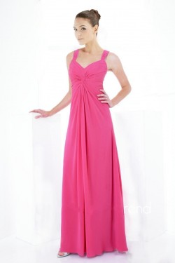 Sheath/Column Chiffon Floor-Length Bridesmaid Dresses/Wedding Party Dresses BD010406