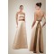 A-Line Strapless Floor-Length Satin Bridesmaid Dresses/Wedding Party Dresses BD010407