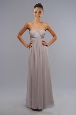 Empire Strapless Floor-Length Bridesmaid Dresses/Wedding Party Dresses/Maternity Dresses BD010417