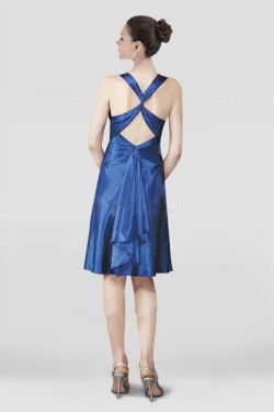 A-Line Short Blue Bridesmaid Dresses/Wedding Party Dresses BD010428