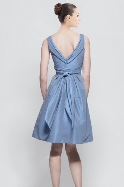 A-Line V-Neck Short Bridesmaid Dresses/Wedding Party Dresses BD010430