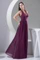 A-Line Halter Floor-Length Chiffon Bridesmaid Dresses/Wedding Party Dresses BD010437