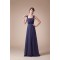 A-Line Beaded Floor-Length Chiffon Bridesmaid Dresses/Wedding Party Dresses BD010441