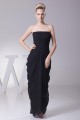 Sheath/Column Strapless Black Floor-Length Chiffon Bridesmaid Dresses/Wedding Party Dresses BD010442 Sheath/Column Strapless Black Floor-Length Chiffon Bridesmaid Dresses/Wedding Party Dresses BD010442