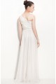 A-Line One-Shoulder Floor-Length White Chiffon Bridesmaid Dresses/Wedding Party Dresses BD010446 A-Line One-Shoulder Floor-Length White Chiffon Bridesmaid Dresses/Wedding Party Dresses BD010446